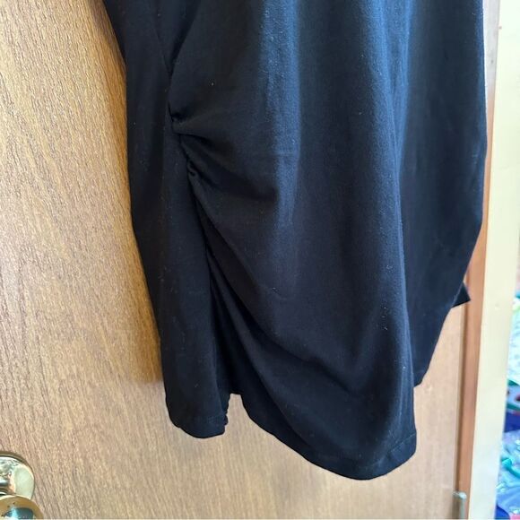 Ambiance Maternity Short Sleeve Black t-shirt | Maternity size XL - Picture 9 of 10